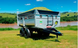 Carreta Agricola Basculante Cbtec 8000 Vagao- 8,5M³- Tandem- Com Pneus 400/60X15.5- Tecmesteel