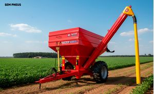 Carreta Agricola Graneleira Bazuka Flex 15.0 Ar Multiuso Sem Pneus