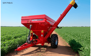 Carreta Graneleira Abast Fertilizante Bazuka Flex 12.0 Ar Com Embreagem Sem Pneus