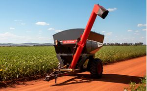 Carreta Agricola Graneleira Condure 19000 Com Lona E Pneus 23.1X30 Baldan